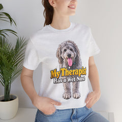 My Therapist Has A Wet Nose Personalized with your dog(s) image T-Shirt