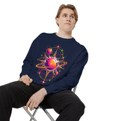 Cosmic Orbit Sweatshirt — Neon Planet Graphic Pullover