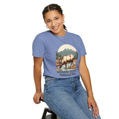 Grand Teton National Park Graphic, Comfort Colors Soft Relaxed Fit Unisex Garment-Dyed T-shirt