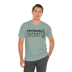 Physical Therapy Unisex Tee - Spine Graphic Gift for PT Student