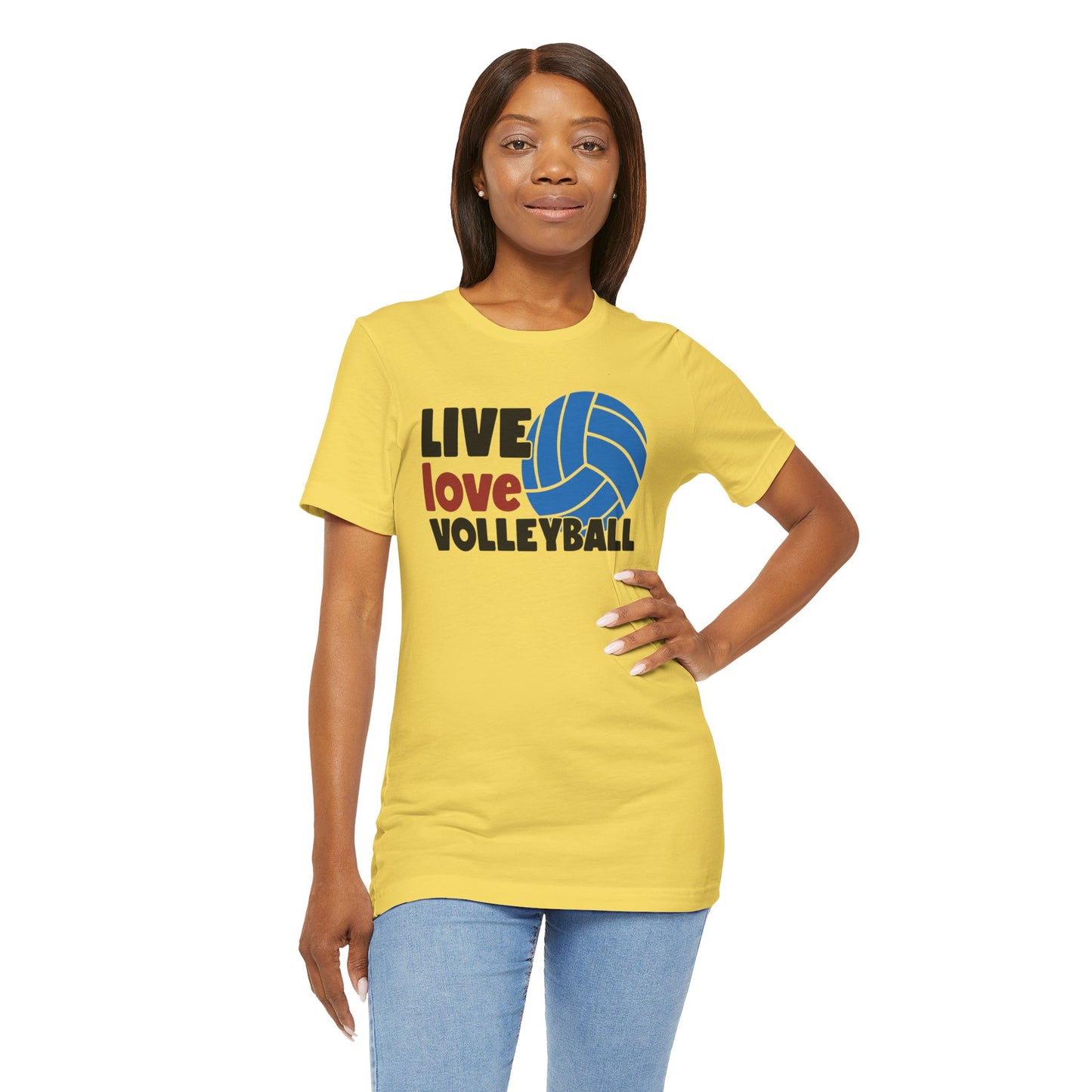 Live Love Volleyball T Shirt,gift for her,gift for him,volleyball gift,sports tee,team shirt,player gift,coach gift,Love Volleyball,Spike it