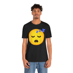 Emoji Whos Sleepy - Graphic Unisex Jersey Short Sleeve Tee