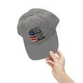 Land Of The Free, Home Of The Brave  - Unisex Distressed Cap