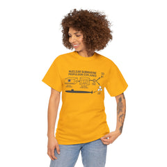Nuclear Submarine Propulsion Explained Tee, Science Shirt, Geeky Gift, Educational Apparel, STEM Fashion, Nerdy T-Shirt