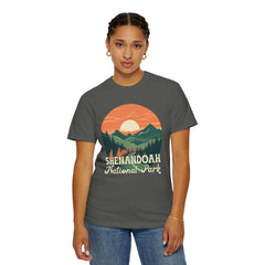 Shenandoah National Park Graphic, Comfort Colors Soft Relaxed Fit Unisex Garment-Dyed T-shirt