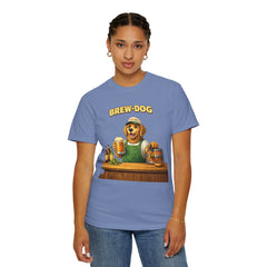 Golden Retriever Brewer Beer T-Shirt — Cute Brew-Dog Graphic Tee
