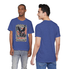 Personalized with your Dogs name and image Patriotic Dog T-Shirt