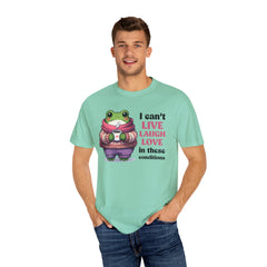Vintage Style Funny Frog Tshirt  - Stylish Unisex T Shirt