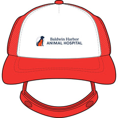 Dog Cap Trucker Hat — Baldwin Harbor Animal Hospital Logo Cap