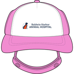 Dog Cap Trucker Hat — Baldwin Harbor Animal Hospital Logo Cap