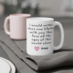 I would rather share one lifetime with you | LOR Movie Quote,Valentine Gift,Gift For Him,Anniversary Gift,Boyfriend Gift,Husband Gift