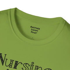 Nursing Is A Work Of Heart - Unisex Softstyle T-Shirt | Nurse Awareness,Medical Wear,Gift For Him,Scrubs Lover,Hospital Staff,Gift For Her,