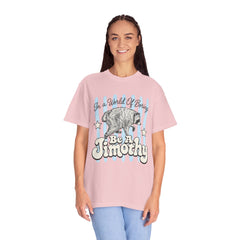 Be A Timothy T-Shirt — Retro Raccoon Graphic Tee ("In a World of Boring")