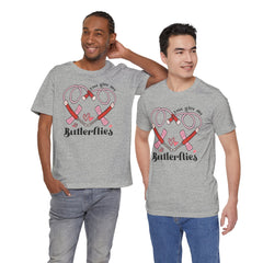 Phlebotomist Heart Butterflies Tee