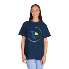 Blue French Horn & Yellow Umbrella T-Shirt — HIMYM Fan Tee