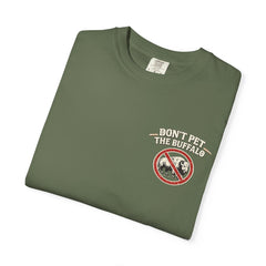 Wyoming Funny Roadtrip T-Shirt — "Three Things You Don’t Do in Wyoming" Adventure Tee