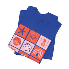 Beachy Soul Unisex Jersey Tee - Perfect Summer Vibes, Casual Wear, Gift for Beach Lovers, Vacation Outfit, Relaxed Style