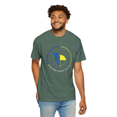 Blue French Horn & Yellow Umbrella T-Shirt — HIMYM Fan Tee