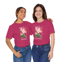 Rose Definition Unisex Tee - Symbol Of Romance, Love, Beauty And Courage