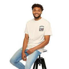 Where the Road Ends Long Island Unisex Garment-Dyed T-shirt