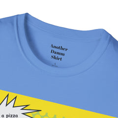 GET ME A PIZZA Cat Pop Art Unisex Softstyle T Shirt  For the Feline or Pizza Lover in all of us.