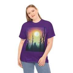 Serene Nature Graphic Tee, Aesthetic T-Shirt, Cozy Casual Wear, Gift for Nature Lovers, Perfect for Outdoor Adventures
