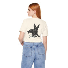 Dog Mom T-Shirt — Personalized Your Dog Image  Tee (Custom Name)