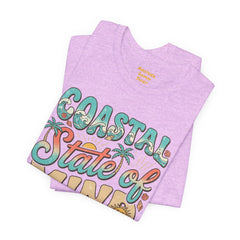 Coastal State of Mind Tee — Retro Beach Graphic T-Shirt