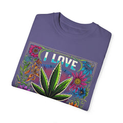 I LOVE GARDENING TShirt, Vintage Style tee, Leaf Graphic Tee, Weed Lover, Smoke Cannabis tee, Relaxed Fit tee, Stoner Lifestyle, Marijuana
