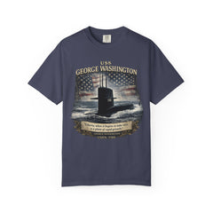 USS George Washington SSBN 598 Submarine T-Shirt with a quote from its namesake