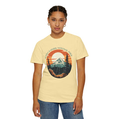 Mount Rainier National Park Graphic, Comfort Colors Soft Relaxed Fit Unisex Garment-Dyed T-shirt