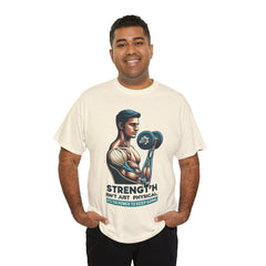 Atm Amputee Strength Isn't Just Physical  - Unisex Heavy Cotton Tee