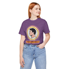 Graphic Tee - Funny Caucasians Satire Head Shot Unisex Jersey Short Sleeve Tee