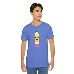Emoji TEACHER PENCIL- Graphic Unisex Jersey Short Sleeve Tee