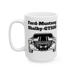 Ford Mustang Shelby GT500 Ceramic Mug - Classic Car Lovers Gift - 11oz & 15oz Sizes