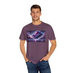 Prince Inspired Purple Rain Mural Graphic - Unisex Comfort Colors Shirt