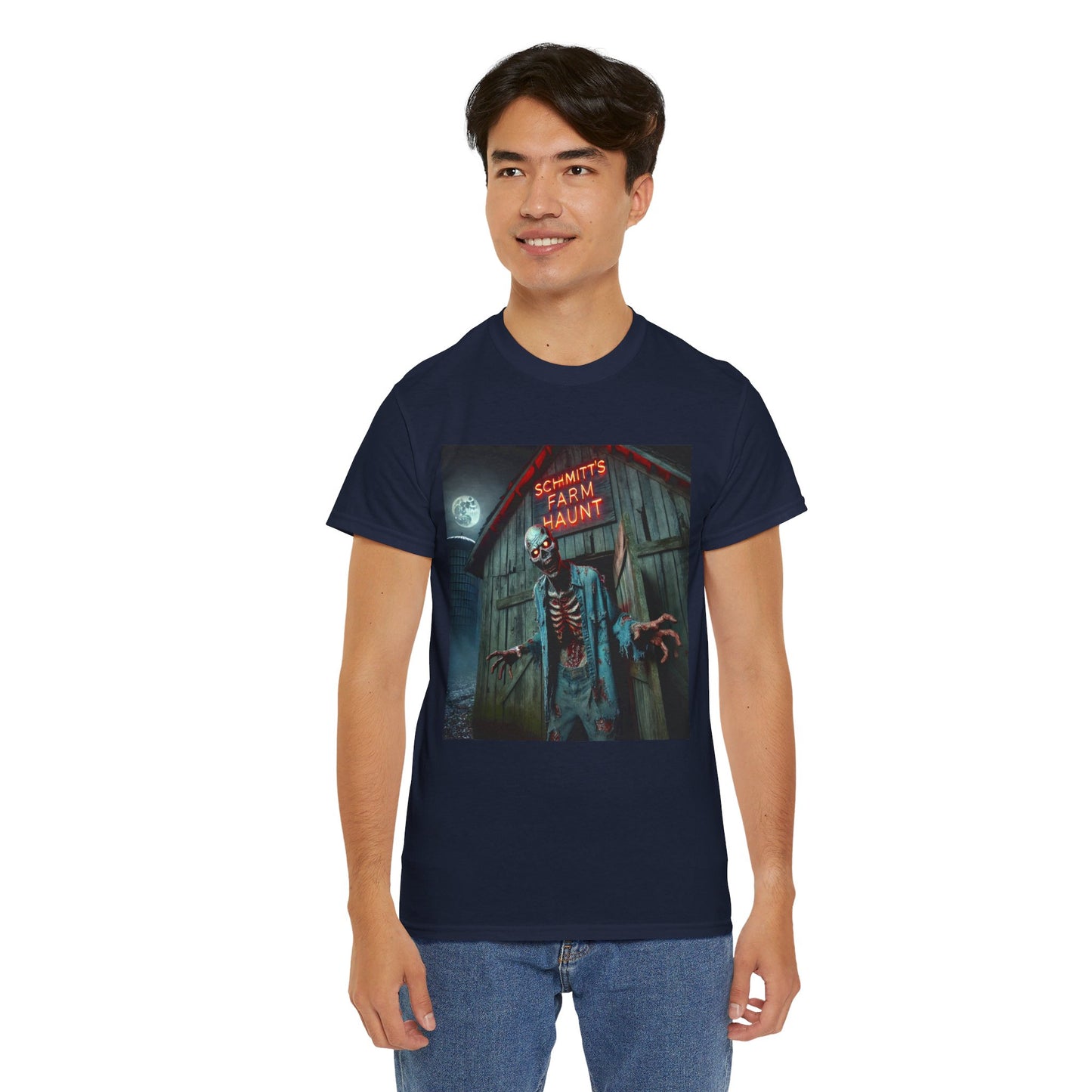 BARN ZOMBIE! Graphic Unisex Heavy Cotton Tee