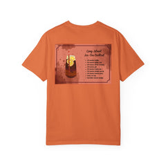 Long Island NY Comfort Colors Garment-Dyed T-shirt with Long Island Ice Tea Cocktail Recipe on Back