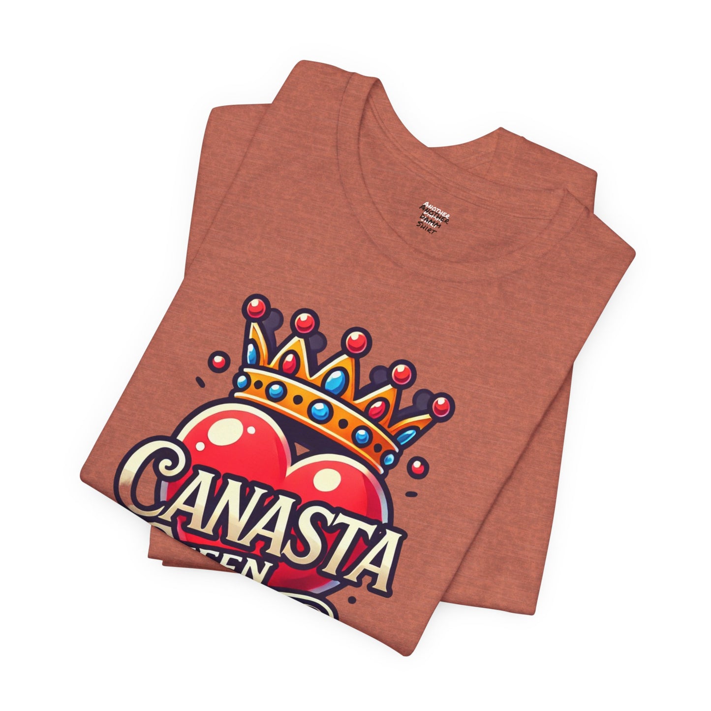 Canasta Queen Crown and Heart - Graphic Unisex Tee