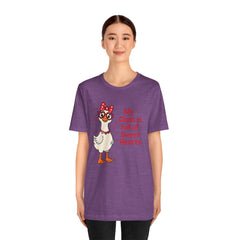 Teacher Valentine T-Shirt — "My Class Is Full of Sweet Hearts" Cute Duck Design