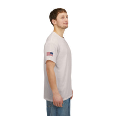 SUBMARINER RED Friday T Shirt with Fouled Anchor, American Flag, FBM / Boomer Silhouette. Remember Everyone Deployed, Dolphins