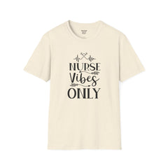 Nurse Vibes - Unisex Softstyle T-Shirt | Nurse Awareness, Medical Wear, Gift For Her, Scrubs Lover, Hospital Staff Gift, Registered Nurse,RN