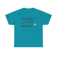 Nuclear Submarine Propulsion Explained Tee, Science Shirt, Geeky Gift, Educational Apparel, STEM Fashion, Nerdy T-Shirt