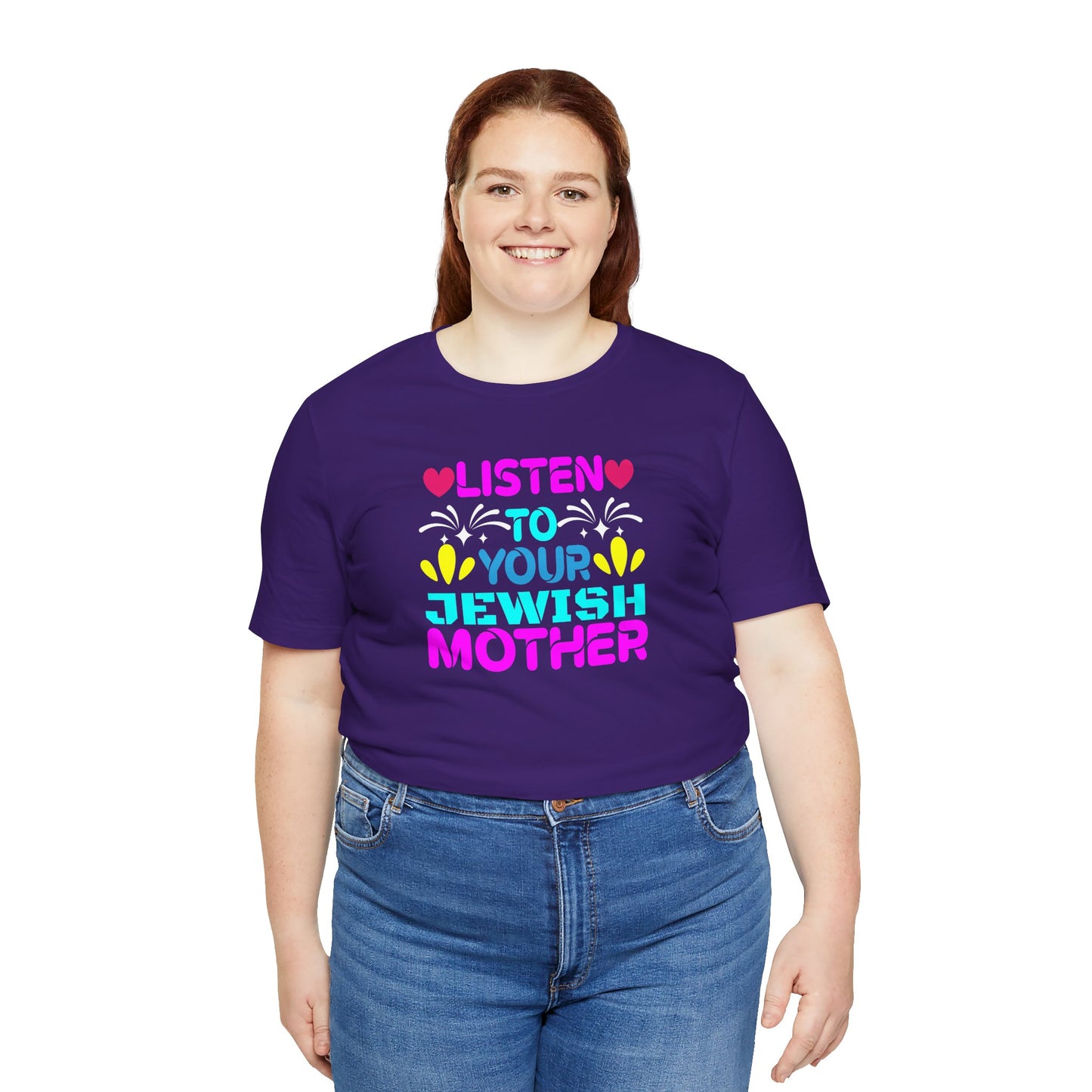 Listen To Your Jewish Mother - Unisex Jersey Short Sleeve Tee