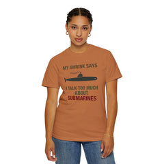 Submarine Humor T-Shirt - Funny Unisex Tee for Nautical Lovers, Gift for Submarine Enthusiasts, Casual Wear, Maritime Joke Shirt