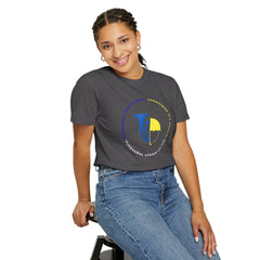 Blue French Horn & Yellow Umbrella T-Shirt — HIMYM Fan Tee