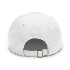 Hempstead Bay Sailing Club Leather Patch Dad Hat — Flying Scot Embroidered Round Patch