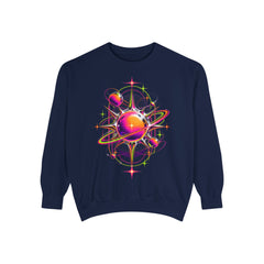 Cosmic Orbit Sweatshirt — Neon Planet Graphic Pullover