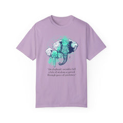 Elephants Graphic  Garment-Dyed T-shirt