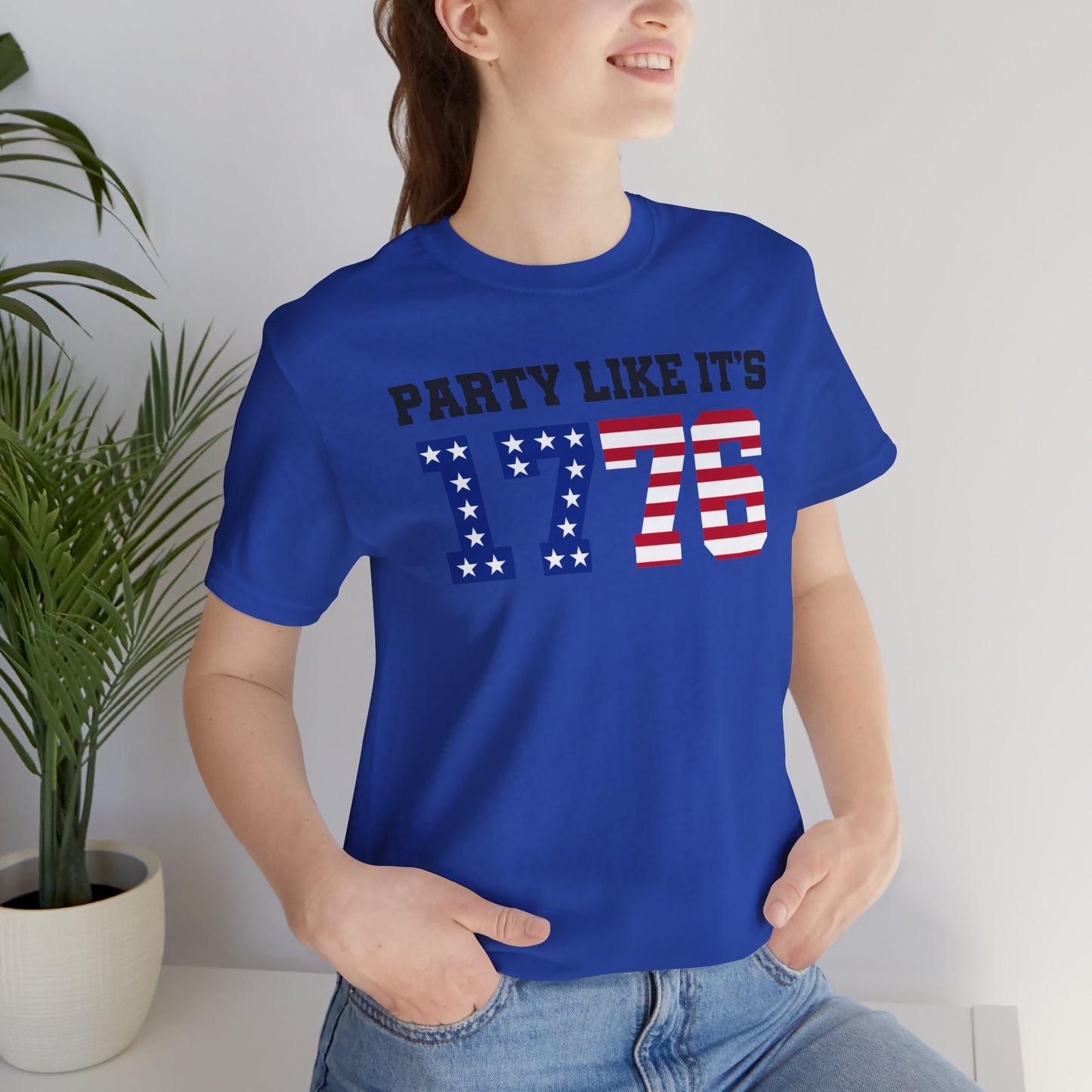 Party Like Its 1776, Graphic Unisex Jersey Short Sleeve Tee